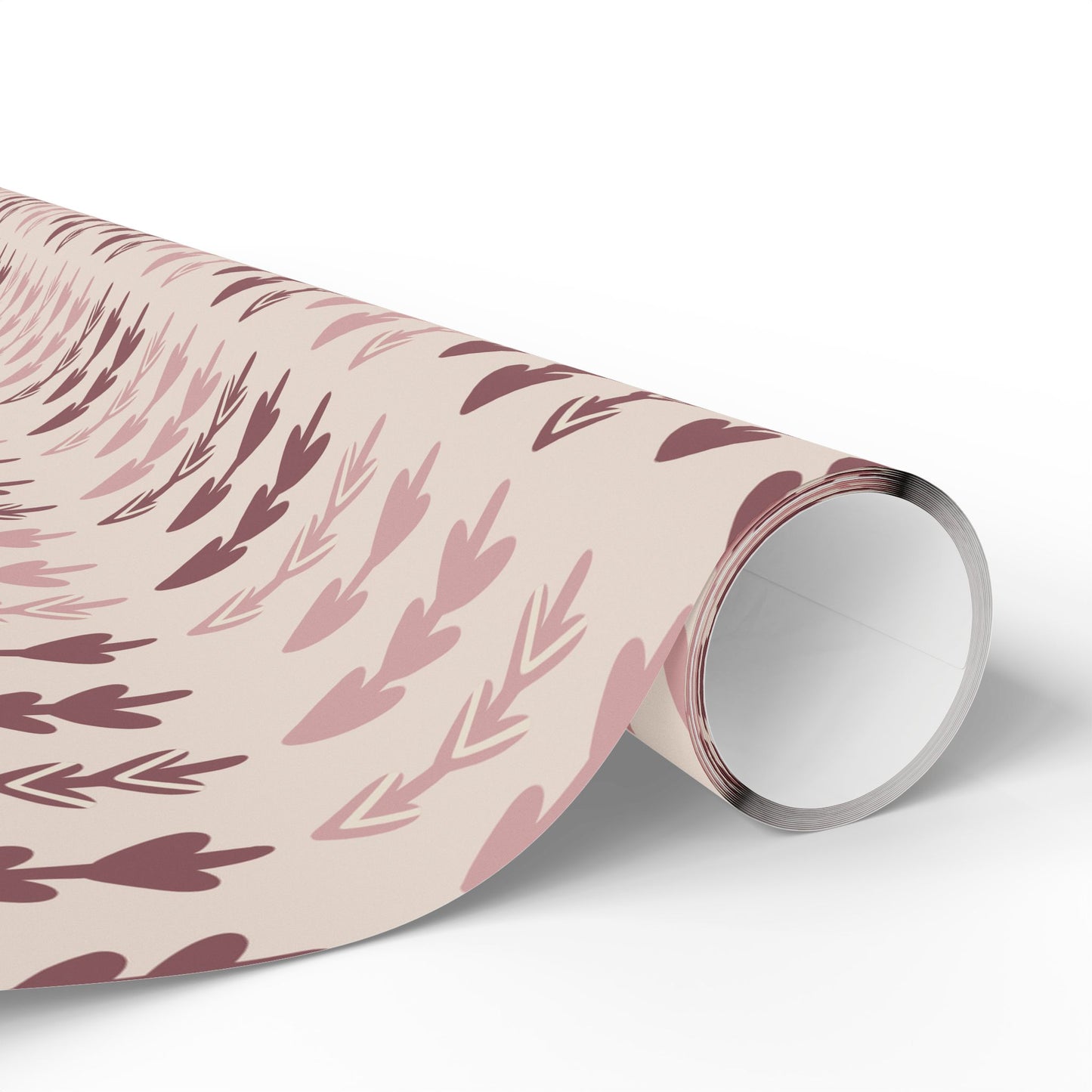 Elegant  Pink and Purple Trees Holiday Wrapping Paper - Classic Modern Warm Design