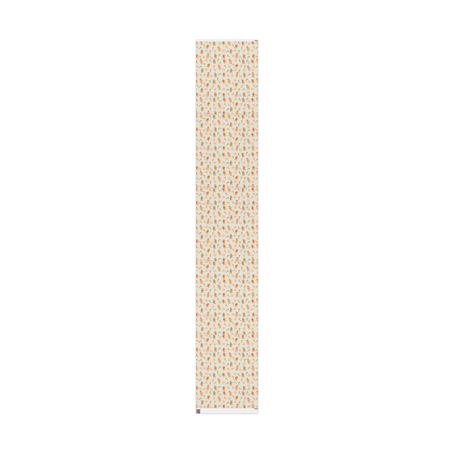 Holiday Wrapping Paper - Festive Gingerbread Design