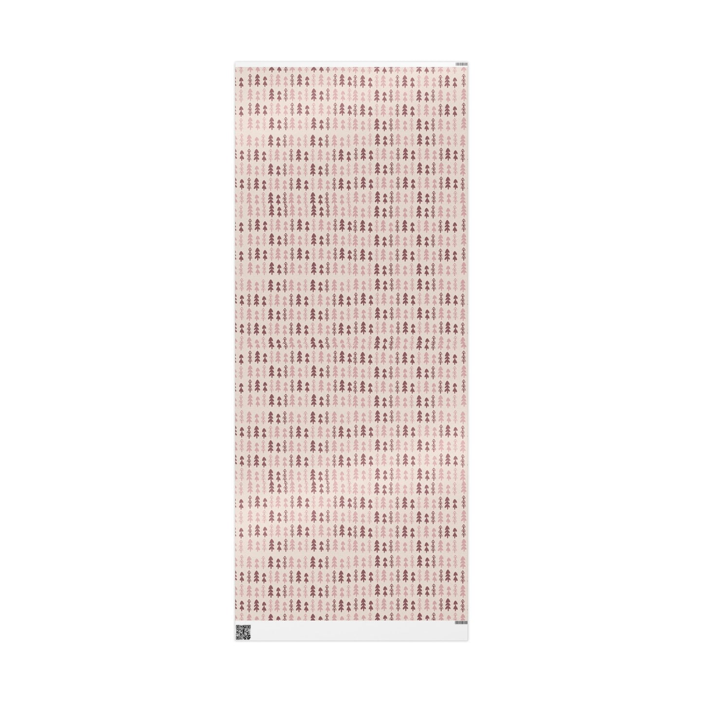 Elegant  Pink and Purple Trees Holiday Wrapping Paper - Classic Modern Warm Design