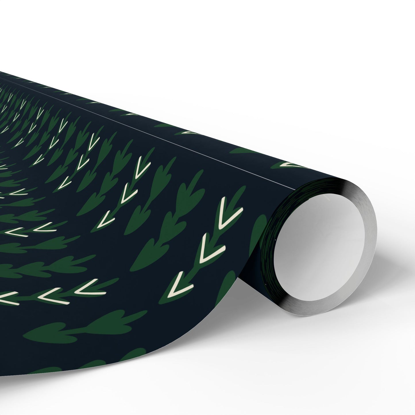 Forest Green Trees Wrapping Paper - Classic Modern Warm Design