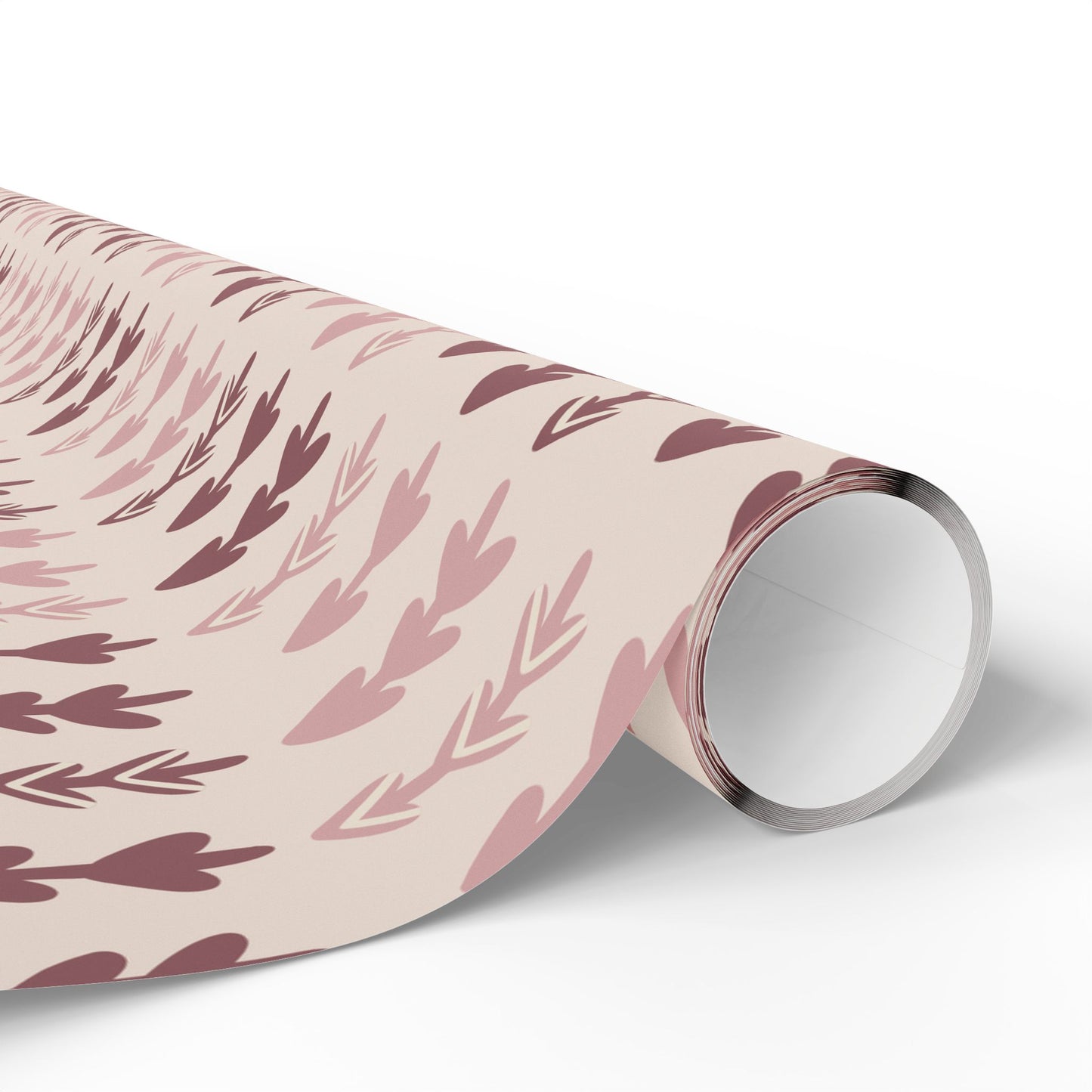 Elegant  Pink and Purple Trees Holiday Wrapping Paper - Classic Modern Warm Design