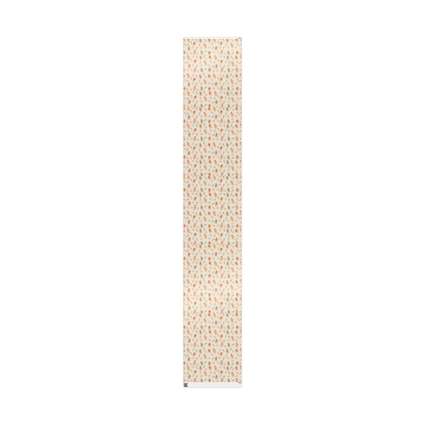 Holiday Wrapping Paper - Festive Gingerbread Design