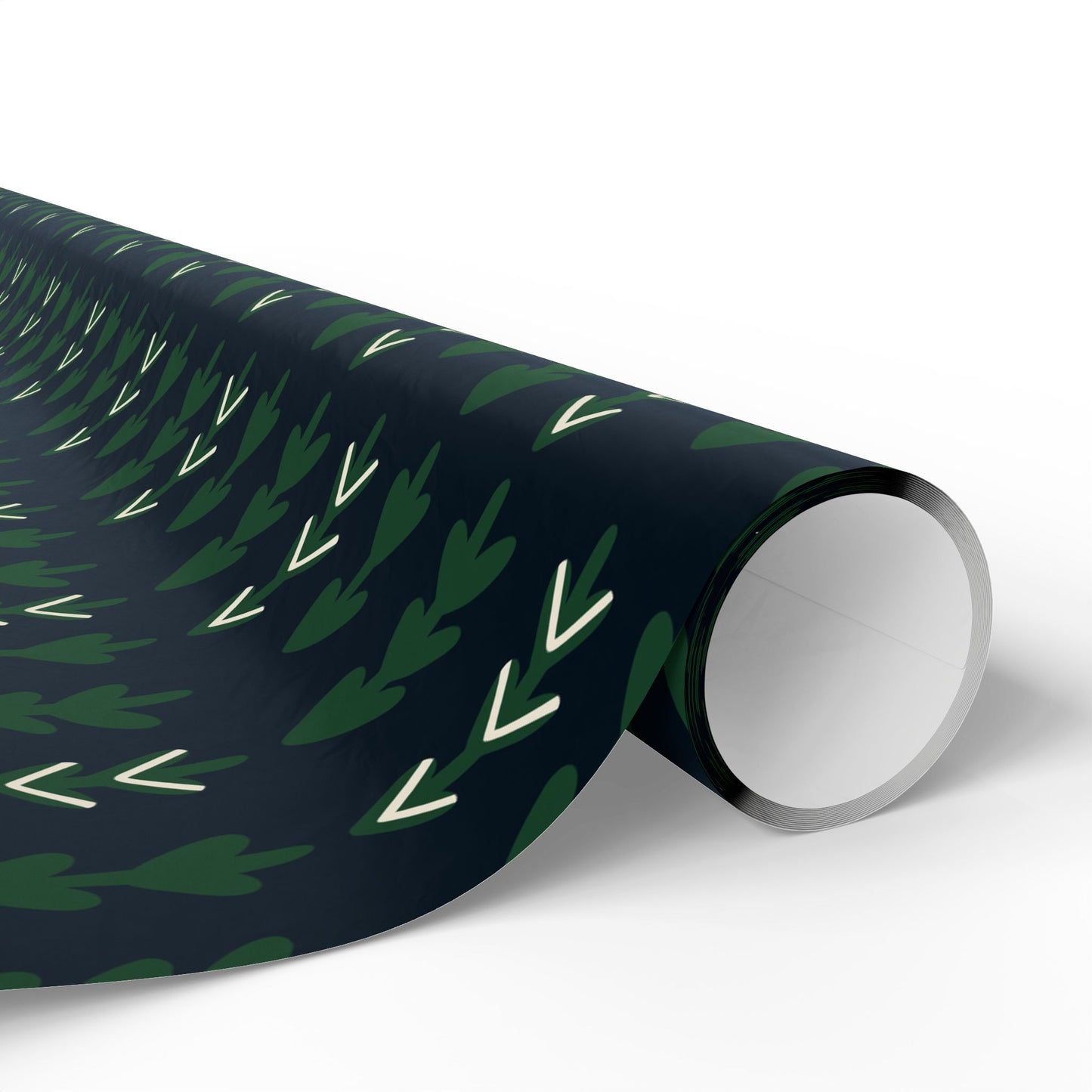 Forest Green Trees Wrapping Paper - Classic Modern Warm Design